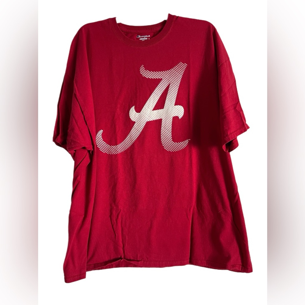 Alabama State A t shirt red 3x like new Champion brand